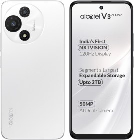 alcatel V3 Classic 5G white1